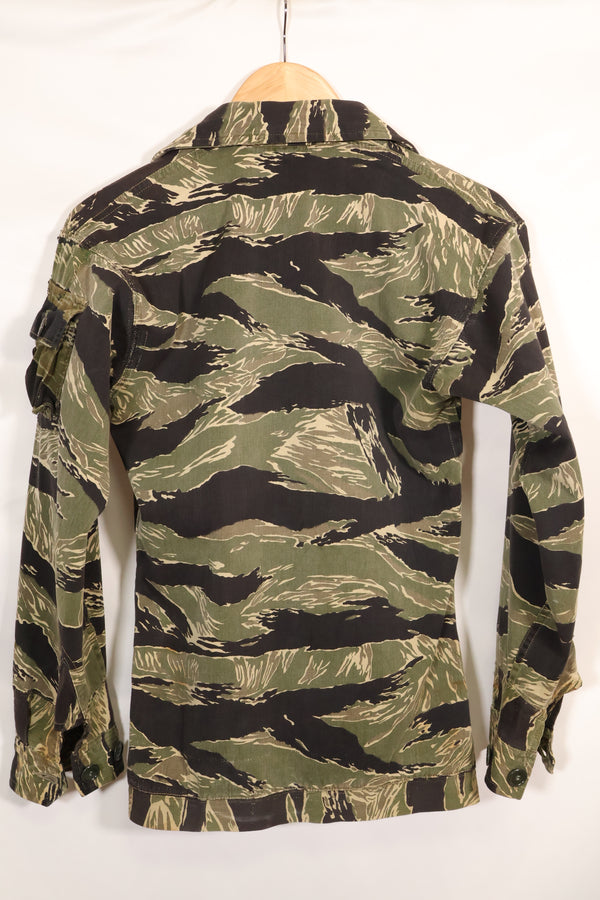 1960s Local Modified Okinawa Tiger Pattern Tiger Stripe Jacket C-1 Mike Force Used