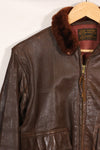 Circa 1943-45 US Navy AN-J-3a flight jacket, rare, good condition, used.