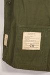 Circa 1965 M-R 2nd Model Jungle Fatigue Jacket, first attached, with patches, famous division, used.