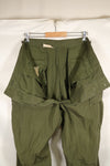 Circa 1967 L-R Non Rip 3rd Model Jungle Fatigue Pants, good condition, used.