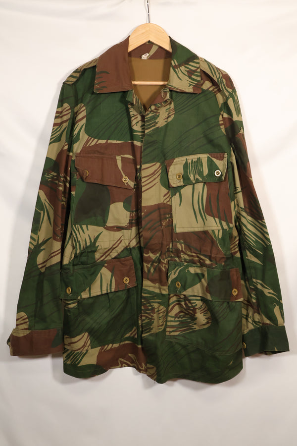 Real Rhodesian Army Rhodesian camouflage 4 pocket jacket, faded, used.