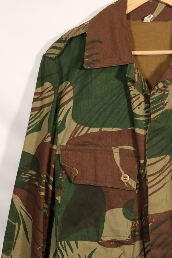 Real Rhodesian Army Rhodesian camouflage 4 pocket jacket, faded, used.