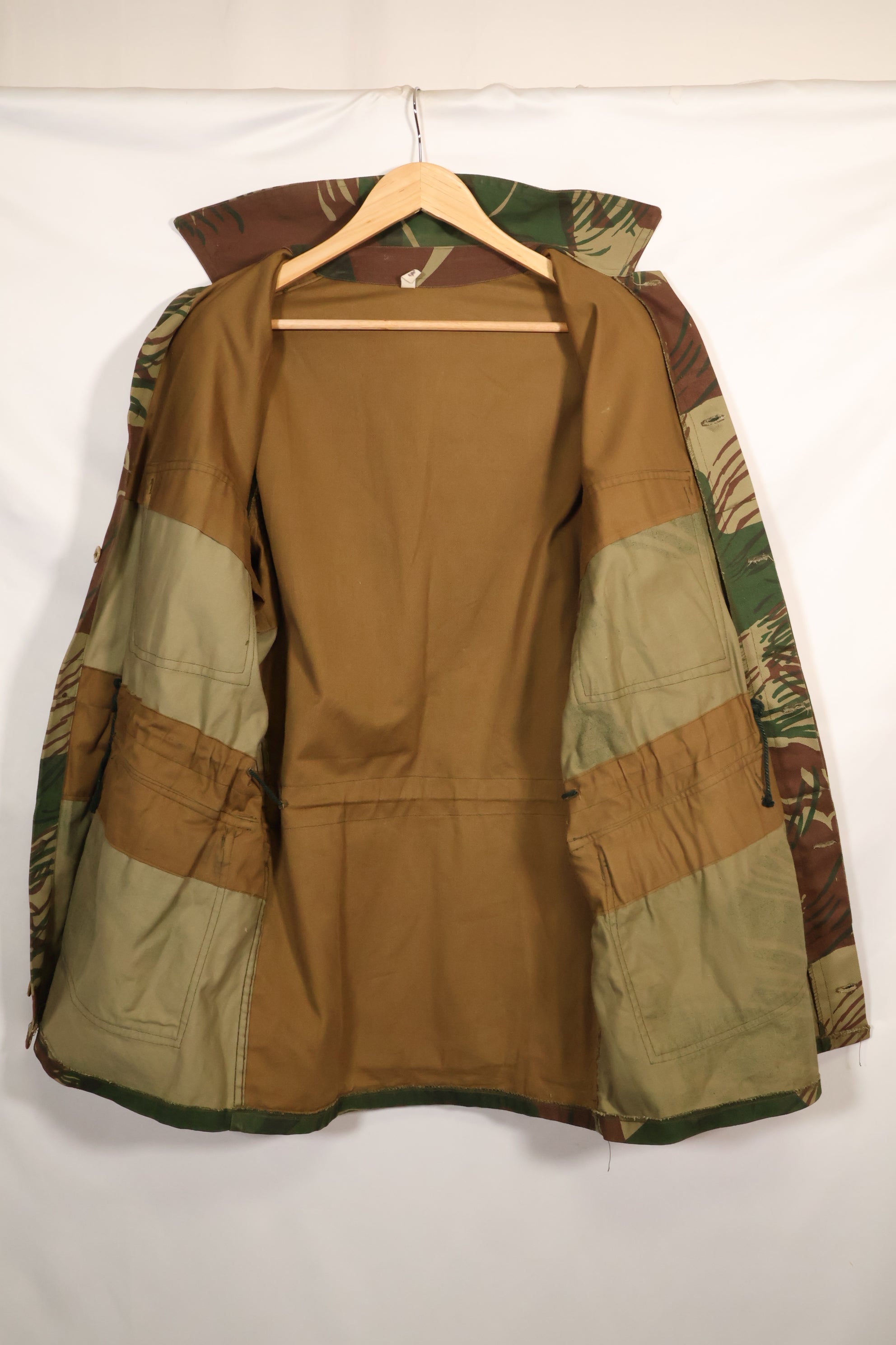 Real Rhodesian Army Rhodesian camouflage 4 pocket jacket, faded, used.