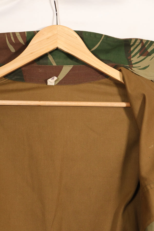 Real Rhodesian Army Rhodesian camouflage 4 pocket jacket, faded, used.
