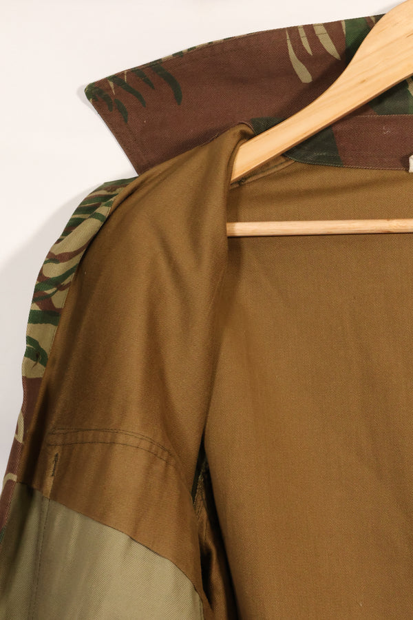 Real Rhodesian Army Rhodesian camouflage 4 pocket jacket, faded, used.