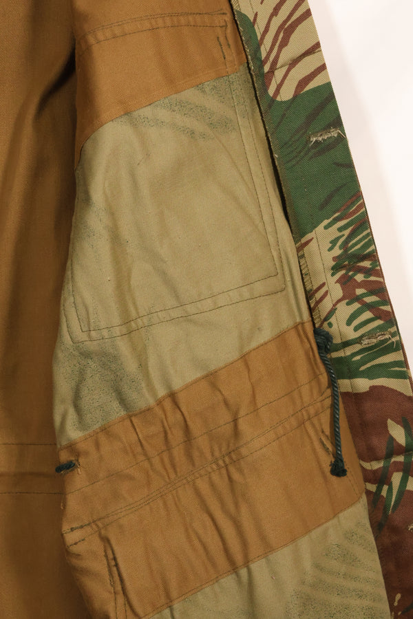 Real Rhodesian Army Rhodesian camouflage 4 pocket jacket, faded, used.
