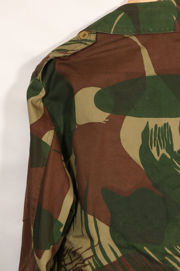 Real Rhodesian Army Rhodesian camouflage 4 pocket jacket, faded, used.