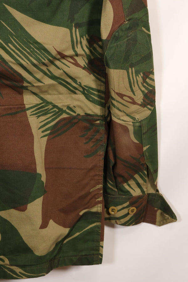 Real Rhodesian Army Rhodesian camouflage 4 pocket jacket, faded, used.