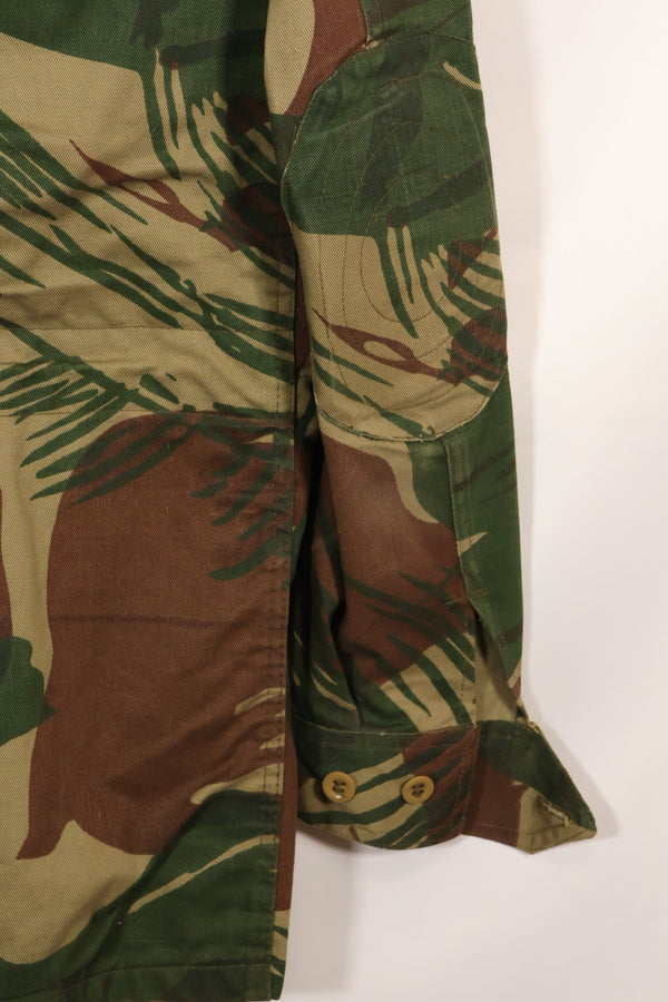 Real Rhodesian Army Rhodesian camouflage 4 pocket jacket, faded, used.