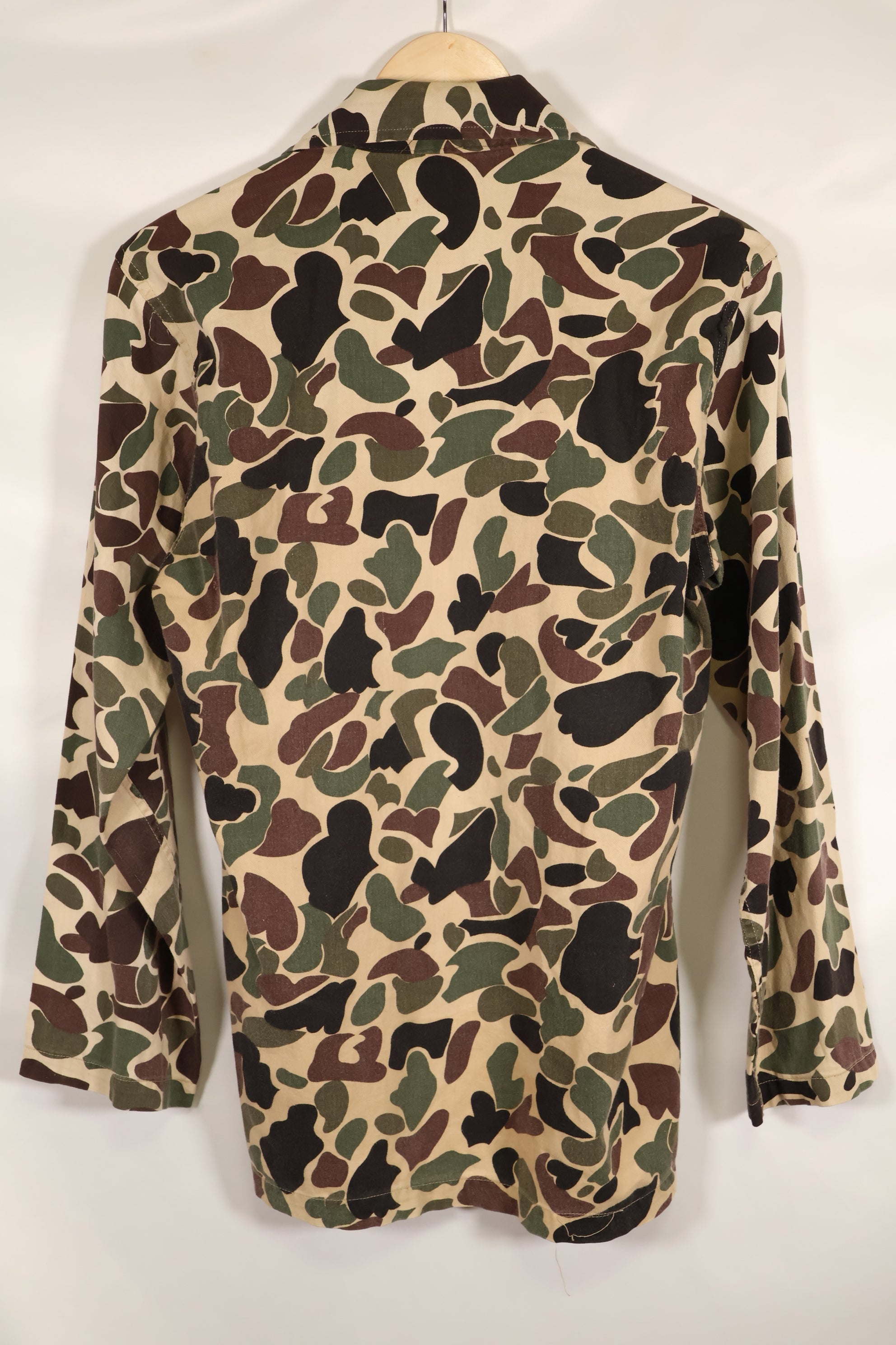 Real U.S. Army CIDG Beogum camo shirt, light fabric, good condition.