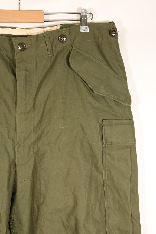1951 Contract, L-R, U.S. Military, M51 Field Pants, Cargo Pants, Good Condition, Used