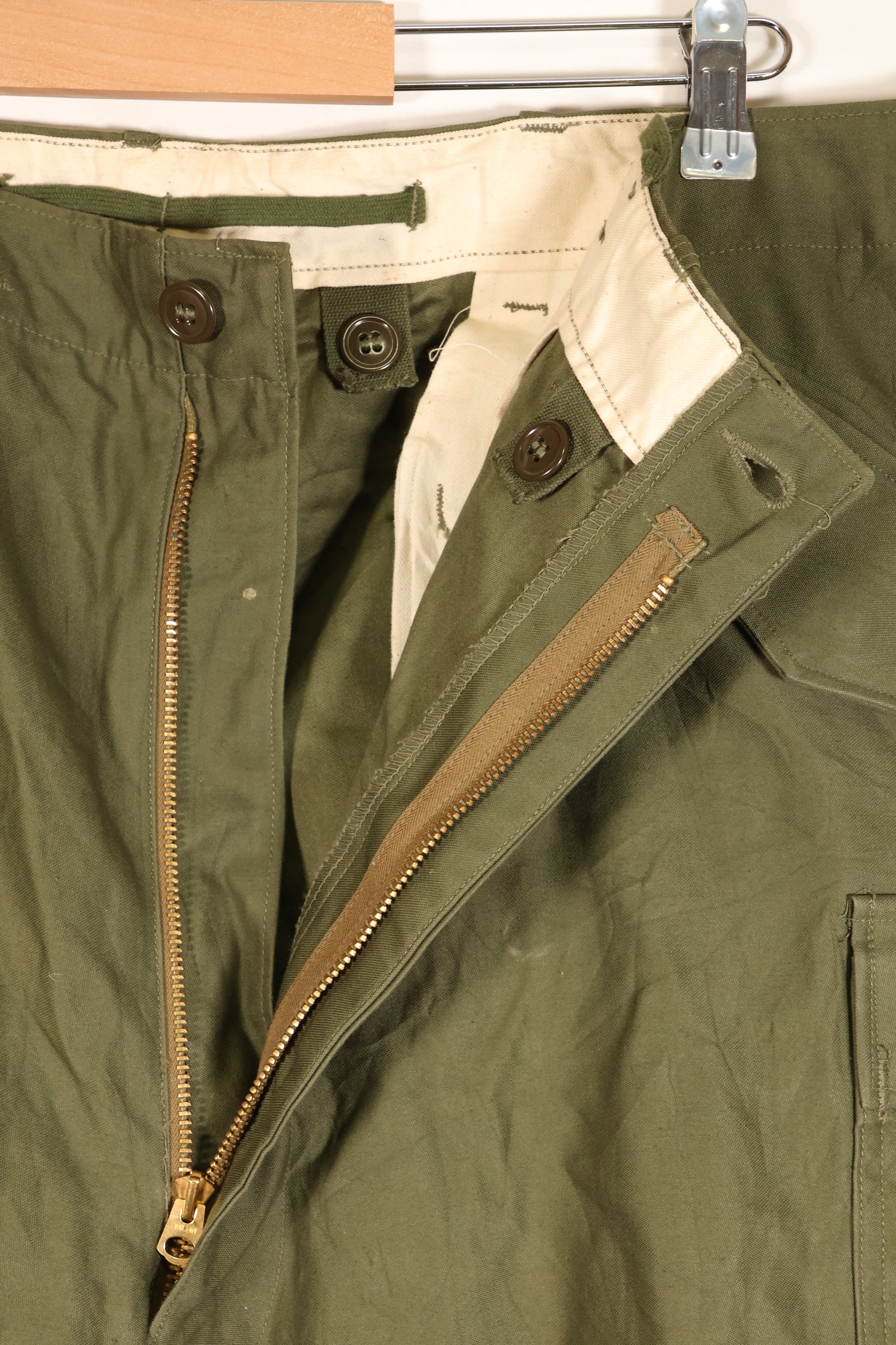 1951 Contract, L-R, U.S. Military, M51 Field Pants, Cargo Pants, Good Condition, Used