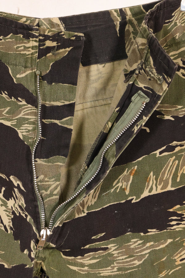 Mid-1960s Okinawa Tiger Pattern US Cut Modified Tiger Stripe Pants Used
