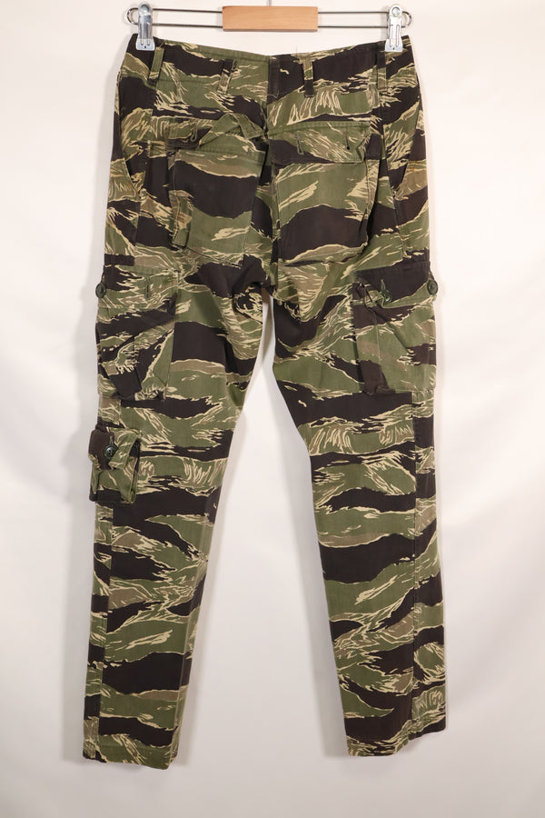 Mid-1960s Okinawa Tiger Pattern US Cut Modified Tiger Stripe Pants Used