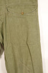 1950s, Size No. 6, British Army Battle Dress Denim Pants, Used