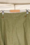 1950s, Size No. 6, British Army Battle Dress Denim Pants, Used