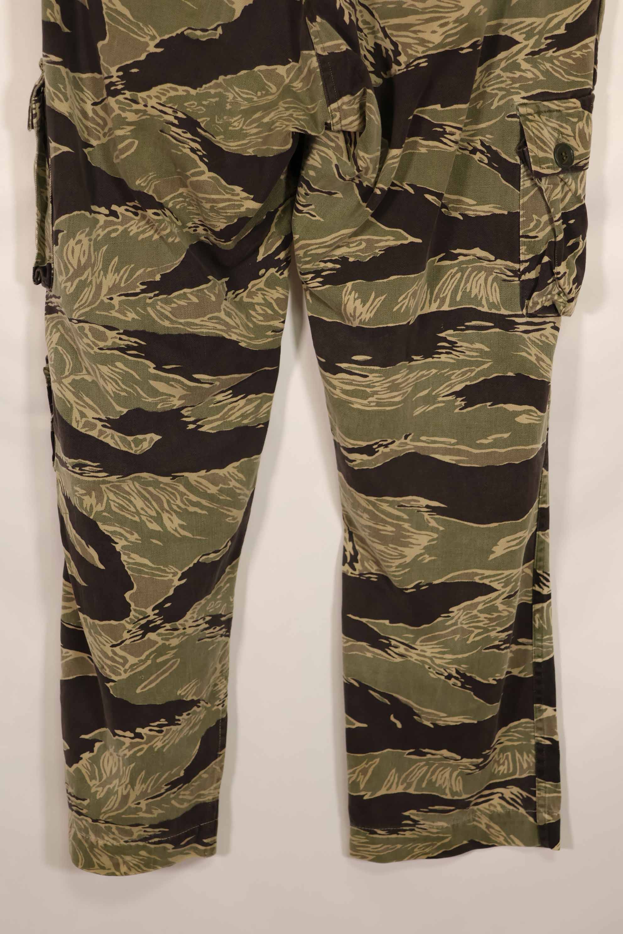 Real Okinawa Tiger Pattern Tiger Stripe Pants US Cut US-M Used