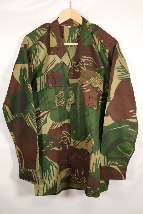 1970s Rhodesian Army Rhodesian camouflage shirt pants set, used.