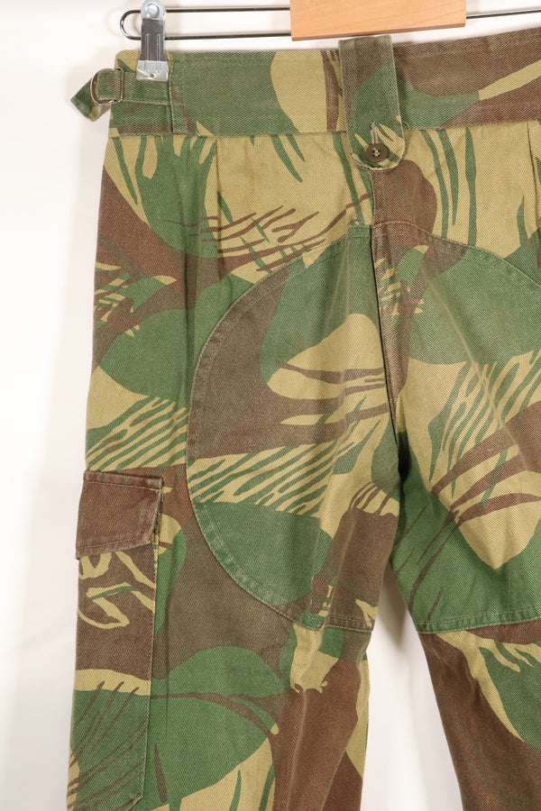 1970s Rhodesian Army Rhodesian camouflage shirt pants set, used.