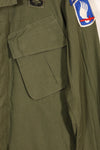 1969 Contract X-S-R 4th Model Jungle Fatigue Jacket 173rd Airborne Brigade, patch available, used.
