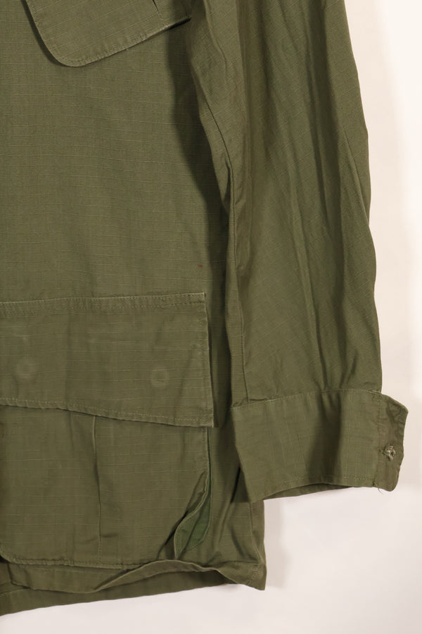 1969 Contract X-S-R 4th Model Jungle Fatigue Jacket 173rd Airborne Brigade, patch available, used.