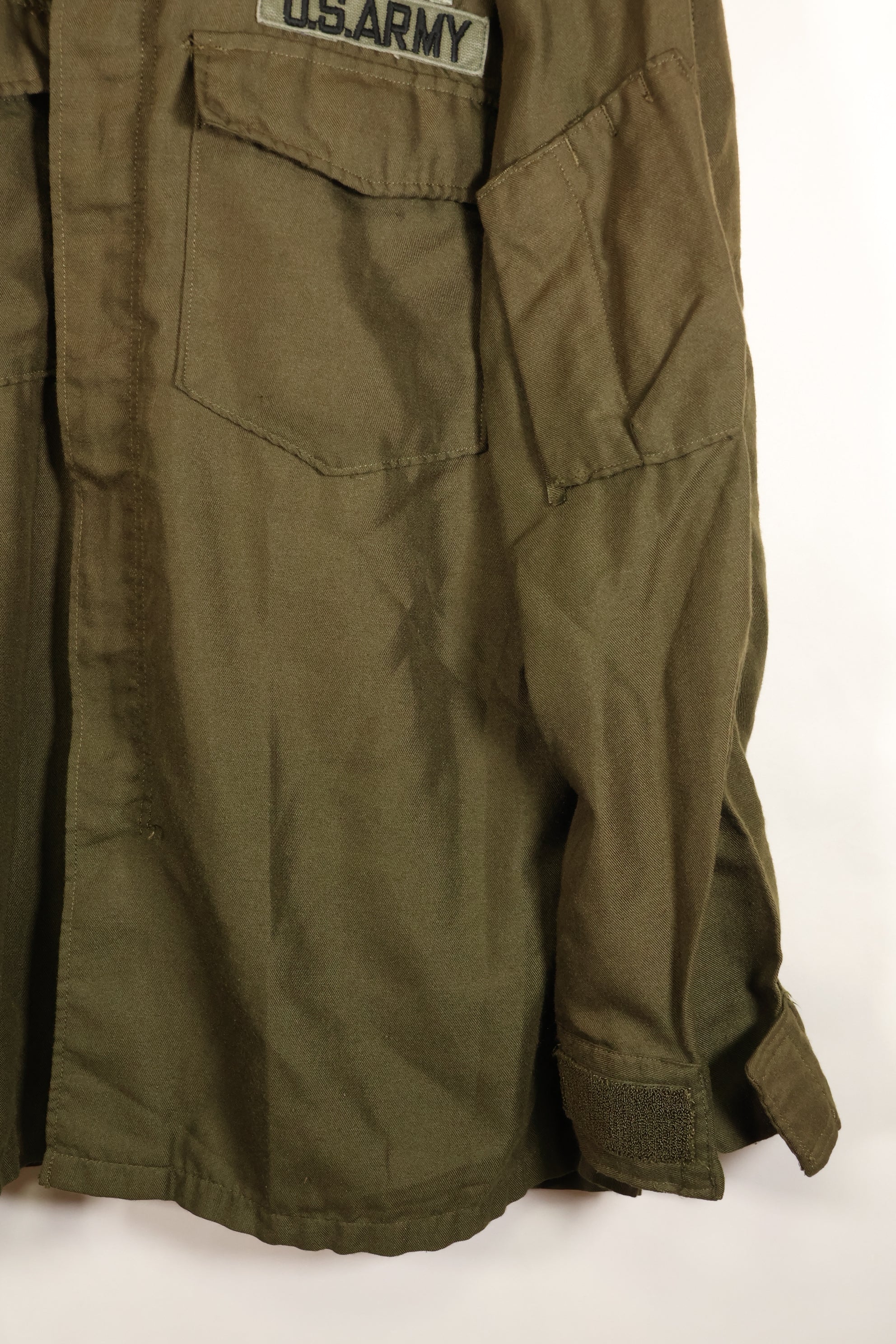 1971 Contract, M-L, U.S. Army, NOMEX Flame-Retardant Jacket for Pilots, with Patches, Used