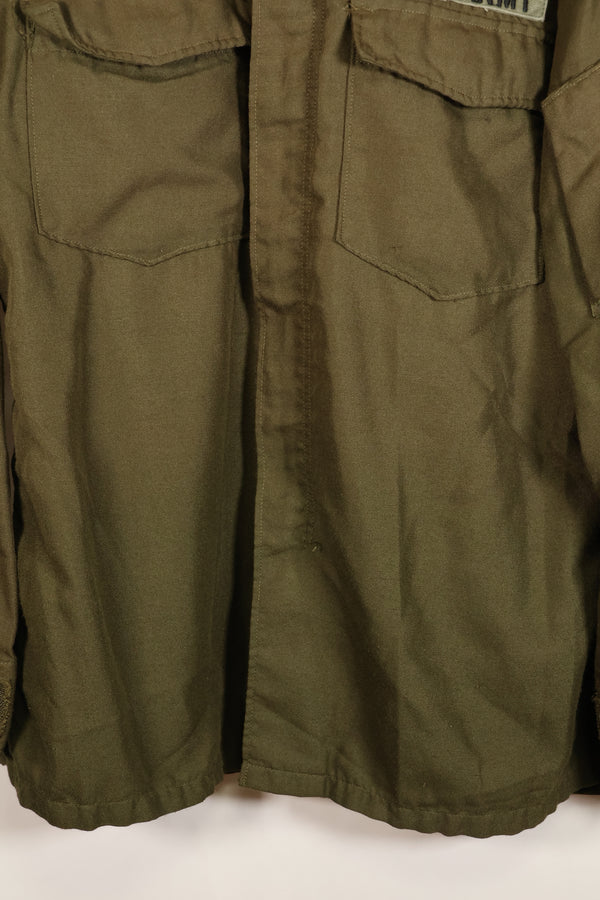 1971 Contract, M-L, U.S. Army, NOMEX Flame-Retardant Jacket for Pilots, with Patches, Used