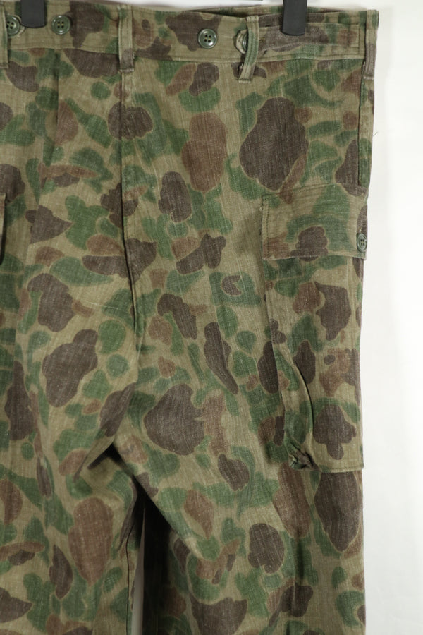 Civilian Duck Hunter Camouflage Hunting Pants Local Made Frogskin Camouflage Used