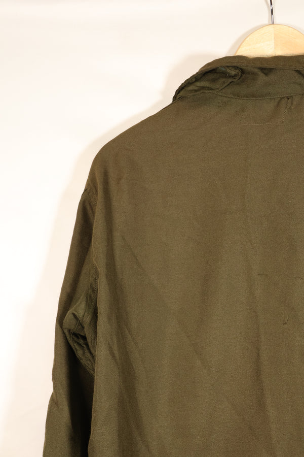 1971 Contract, M-L, U.S. Army, NOMEX Flame-Retardant Jacket for Pilots, with Patches, Used