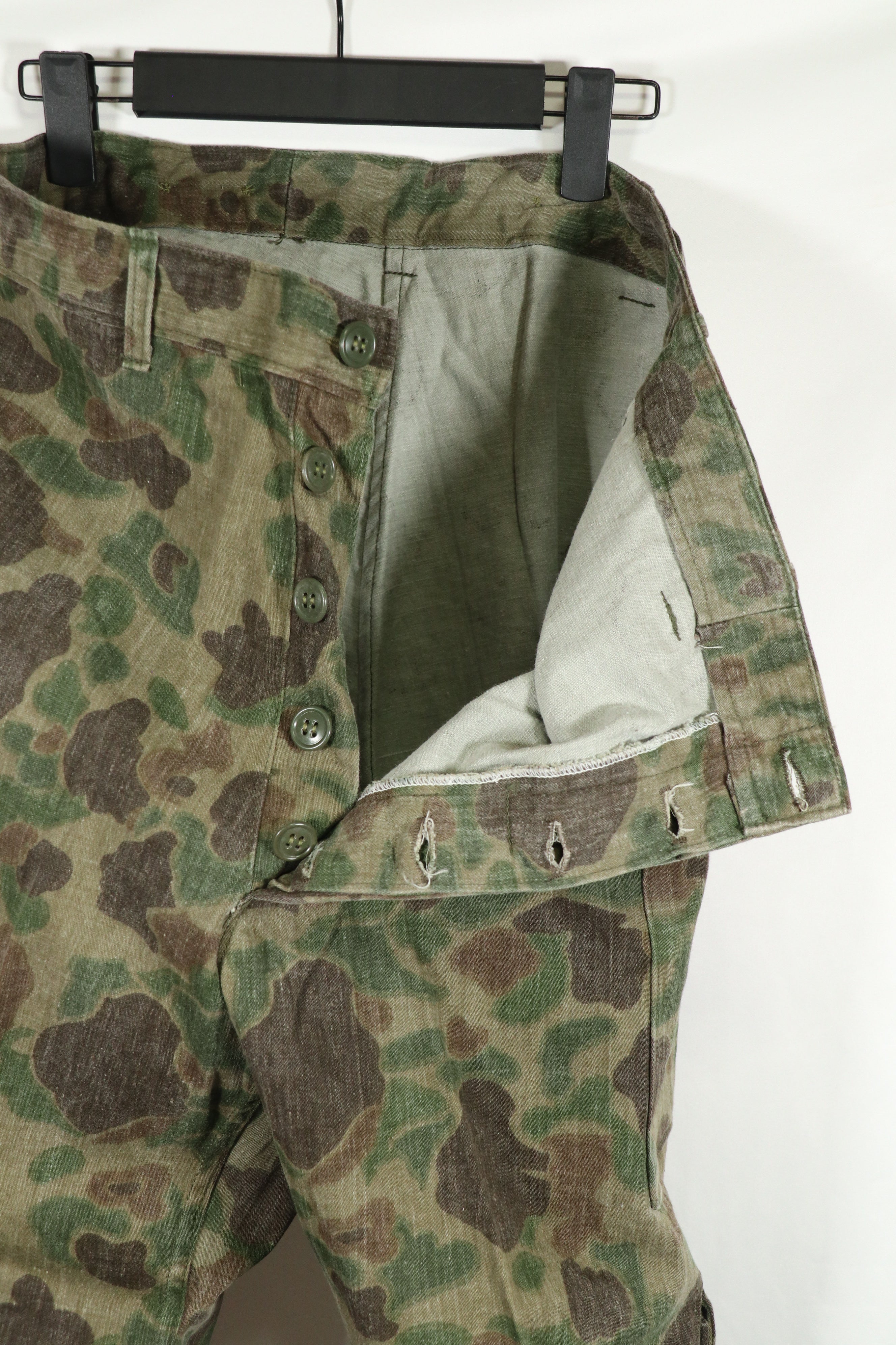 Civilian Duck Hunter Camouflage Hunting Pants Local Made Frogskin Camouflage Used