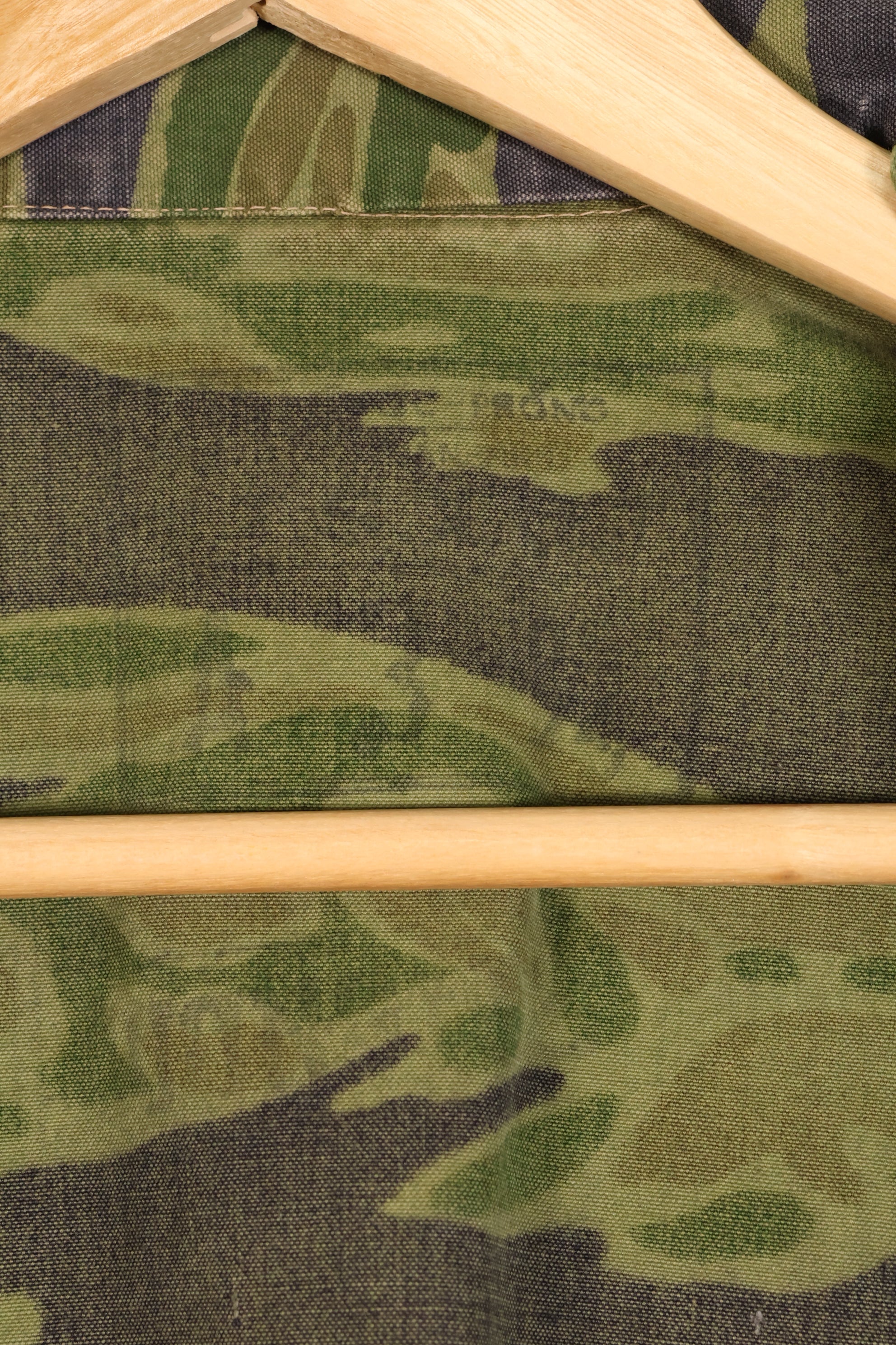 Authentic Fabric, Postwar Sewn, South Vietnamese Marine Corps (VNMC), 5th Pattern, Tiger Stripe Shirt, Used