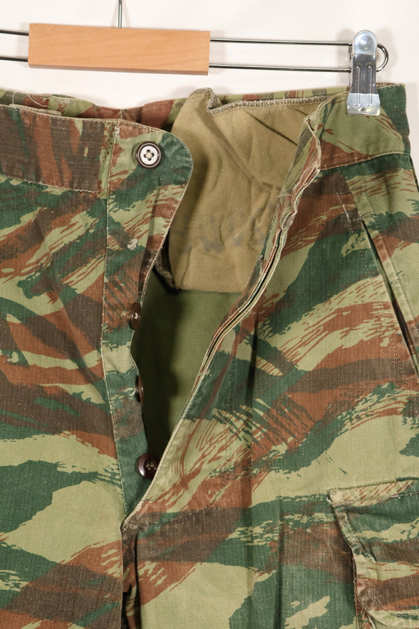 1960s French Army Lizard Camouflage Pants TAP 47/56 Pattern Used