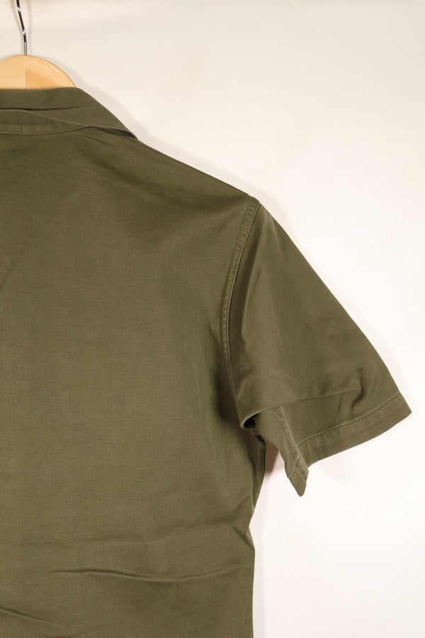 Estimated late 1960s; Made in Japan; Taylor brand; OG-107 Utility Shirt; Yokota Air Base; Used