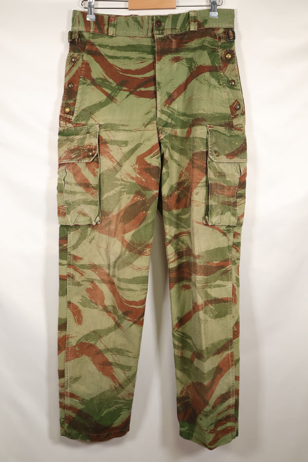 1960s French Army Lizard Camouflage Pants TAP 47/56 Pattern Used C