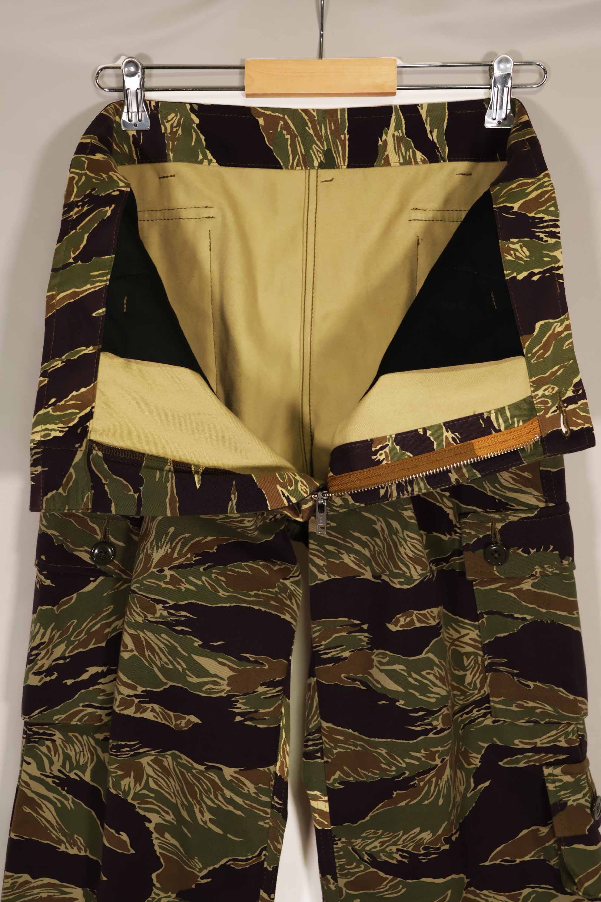 [Scheduled for delivery in early November 2024]  MILITARIA 1911 Precision Reproduction Okinawa Tiger US Cut Pants Tiger Stripe