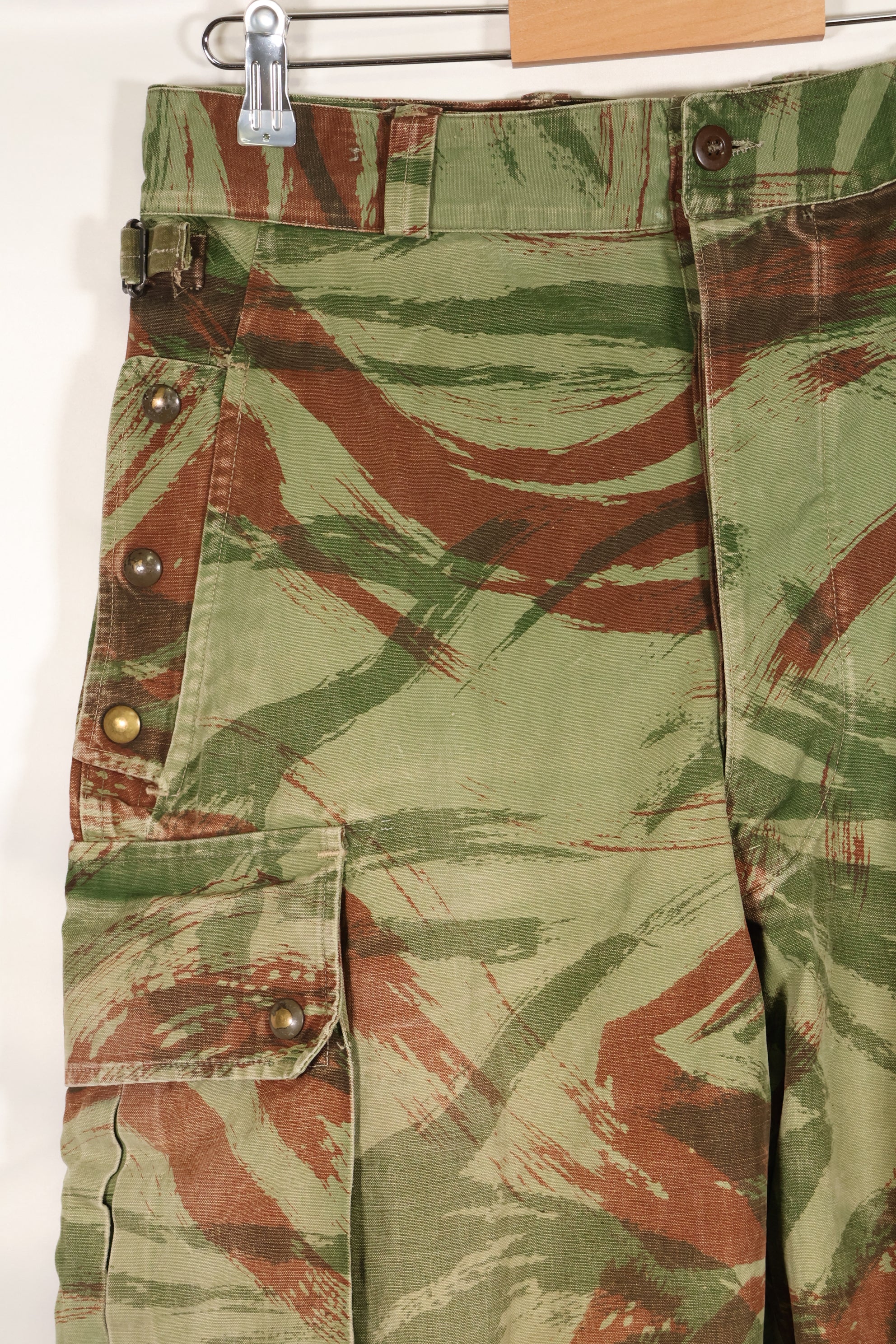 1960s French Army Lizard Camouflage Pants TAP 47/56 Pattern Used C