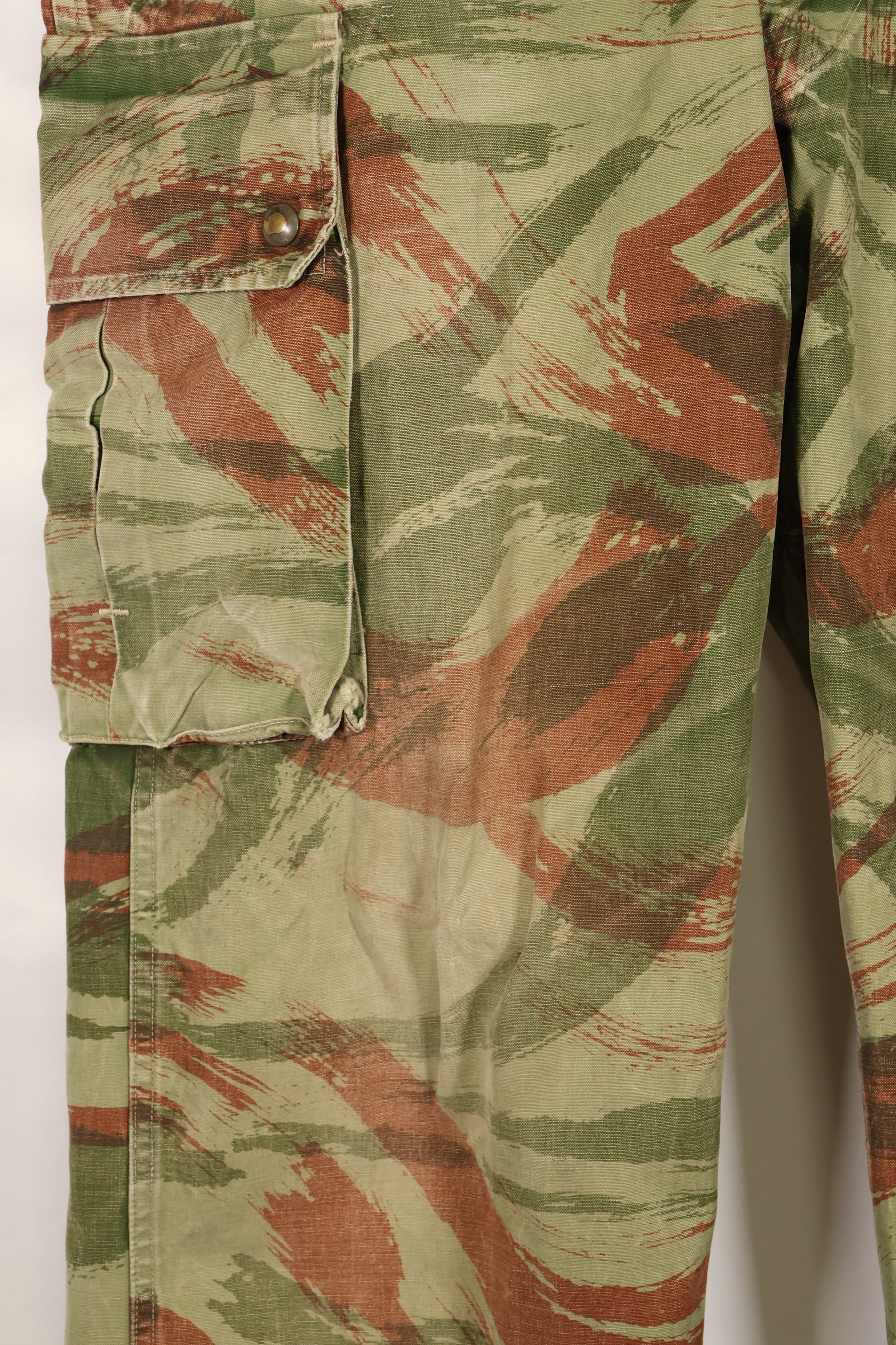 1960s French Army Lizard Camouflage Pants TAP 47/56 Pattern Used C