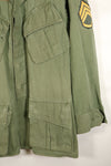 Estimated Contract Year: 1966–67 | S-R | 3rd Model Jungle Fatigue Jacket | Green Beret | Used