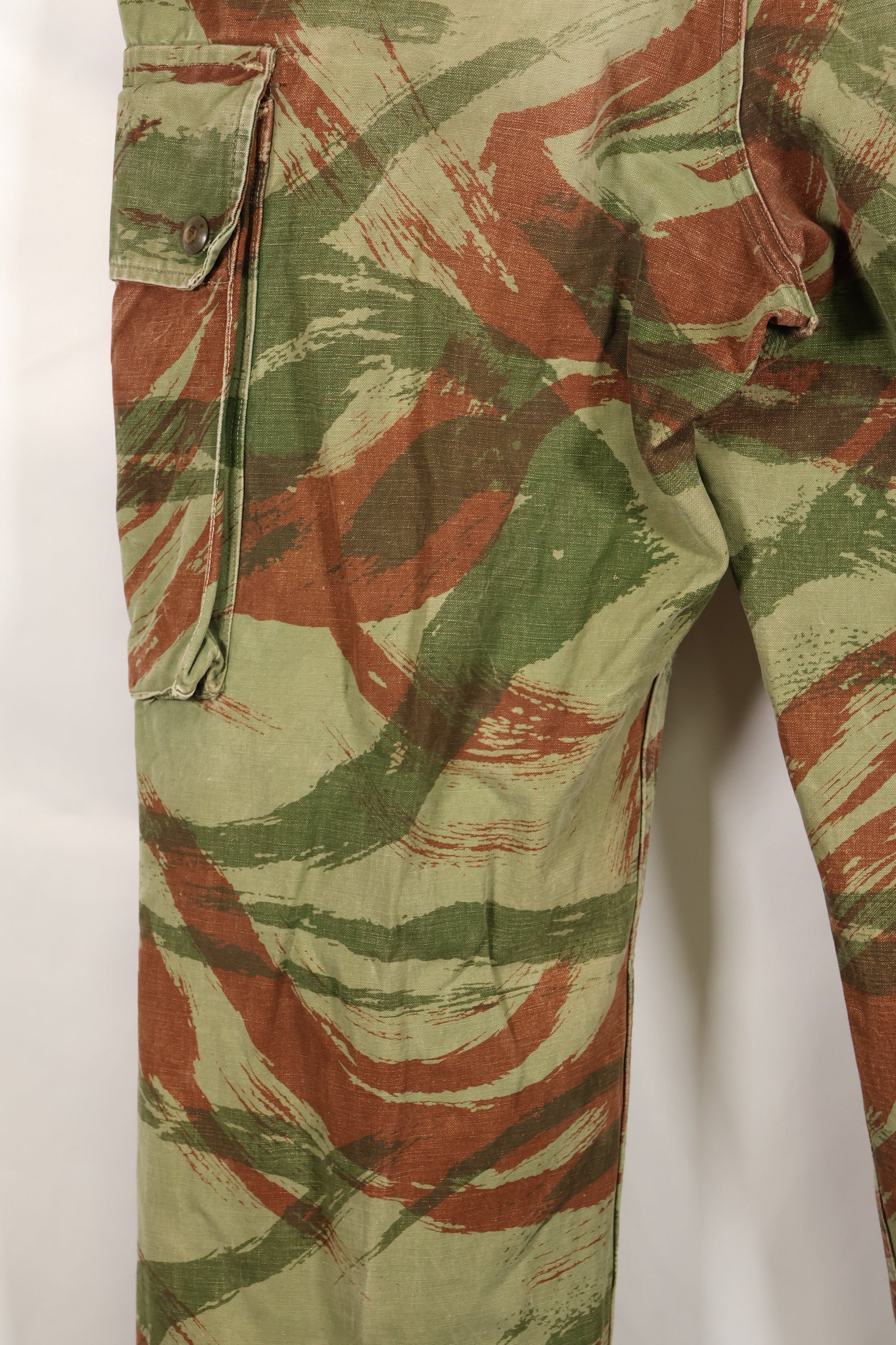1960s French Army Lizard Camouflage Pants TAP 47/56 Pattern Used C