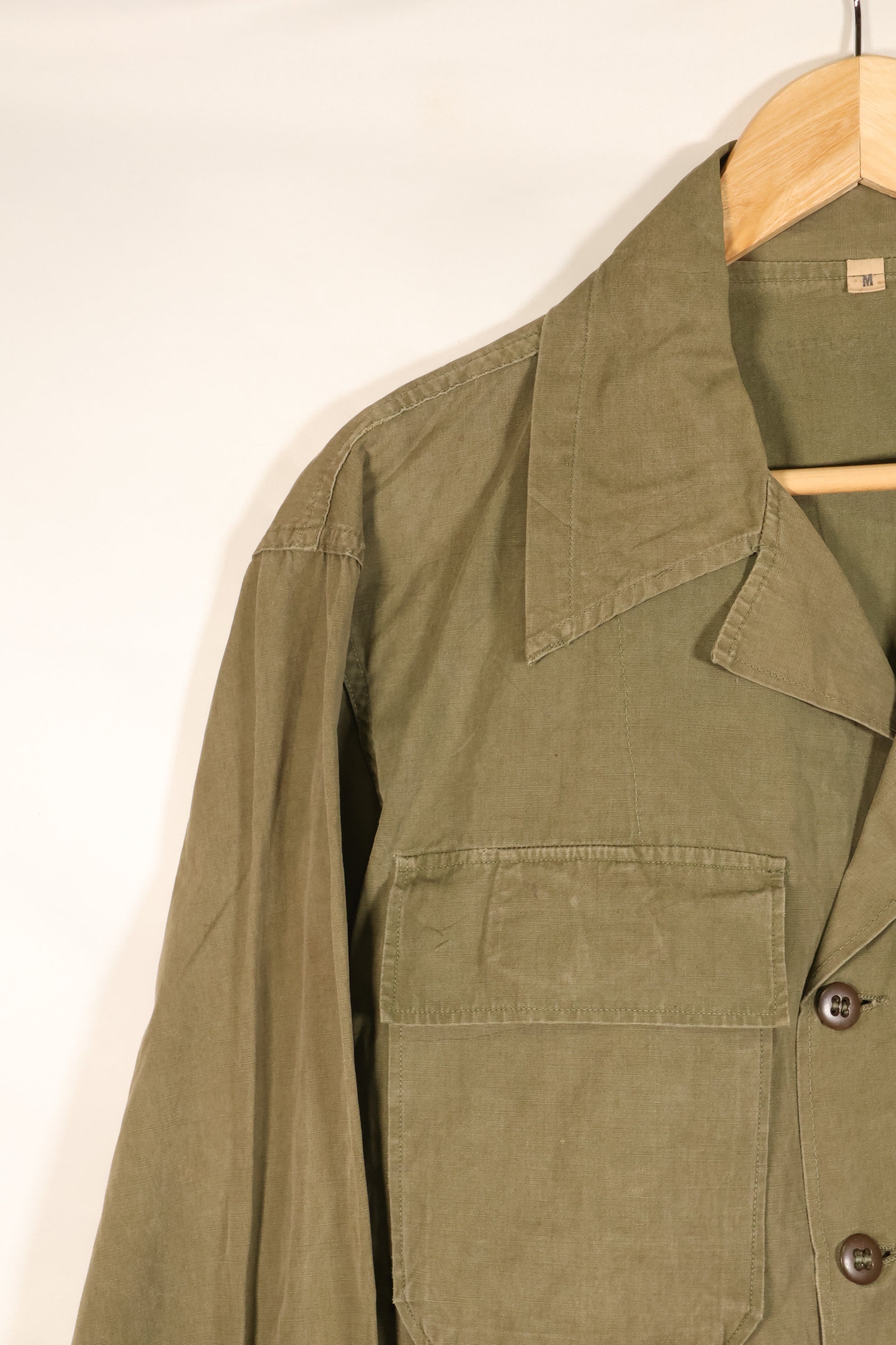 1940s, Size M, Prototype, U.S. Army, Cotton Poplin Jungle Shirt, Used