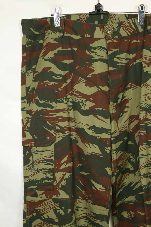 1980's French Army Lizard Camouflage Field Pants, unused.