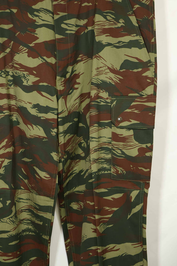 1980's French Army Lizard Camouflage Field Pants, unused.