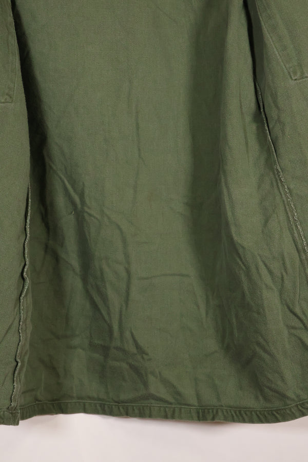 1967 Contract US Navy OG-107 Utility Shirt Engineering Corps SEABEES Identical Owner A