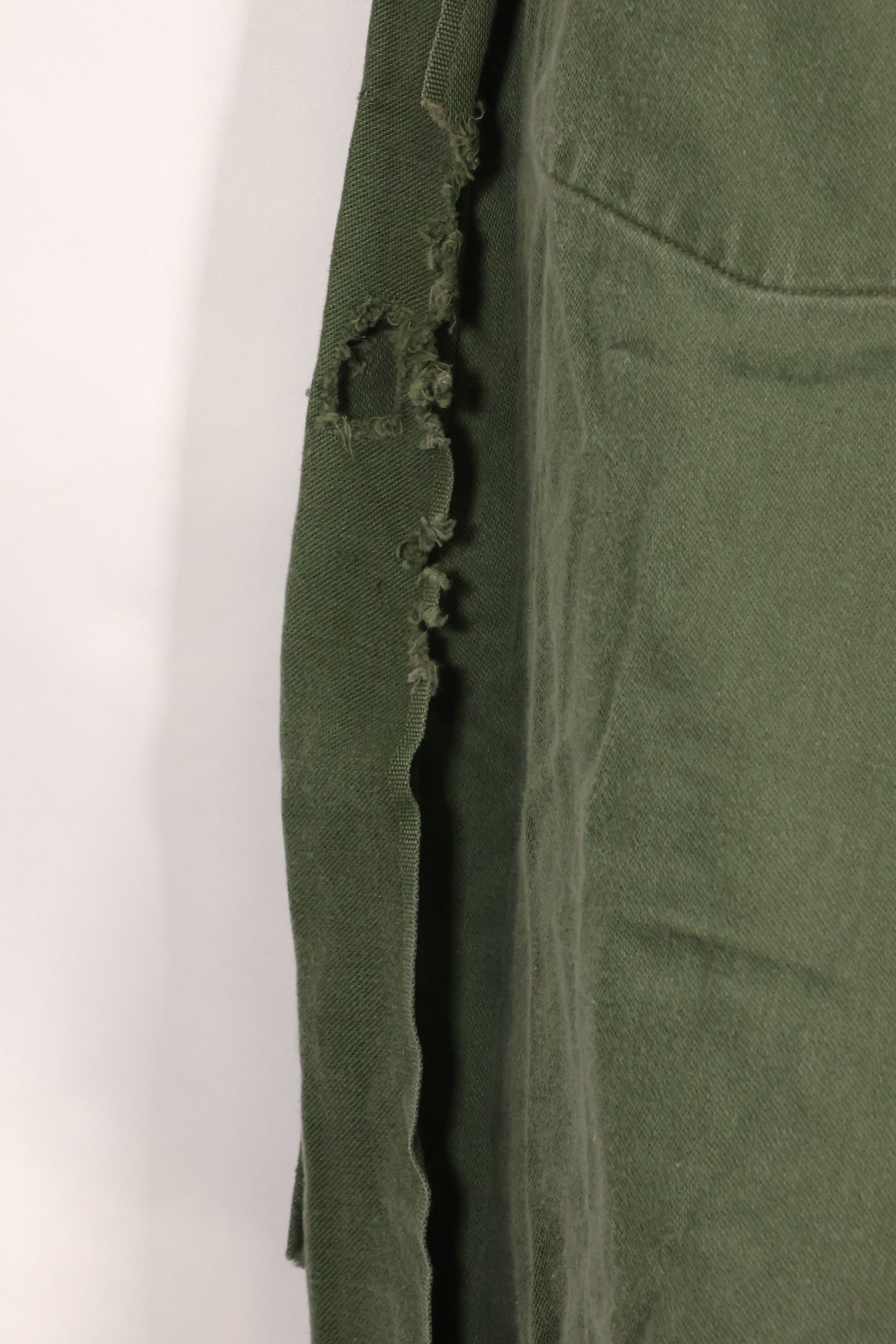 1967 Contract US Navy OG-107 Utility Shirt Engineering Corps SEABEES Identical Owner A