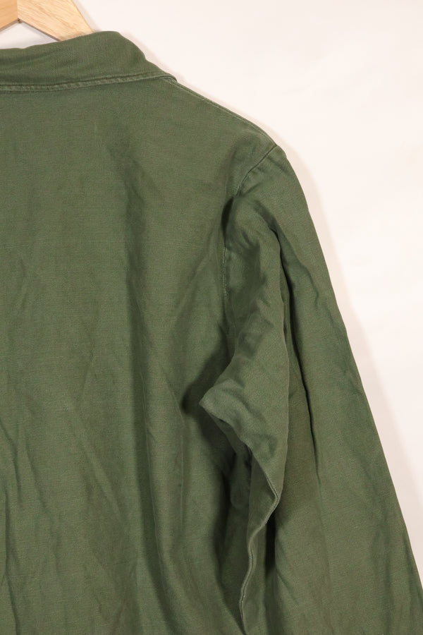 1967 Contract US Navy OG-107 Utility Shirt Engineering Corps SEABEES Identical Owner A