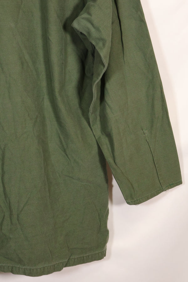 1967 Contract US Navy OG-107 Utility Shirt Engineering Corps SEABEES Identical Owner A