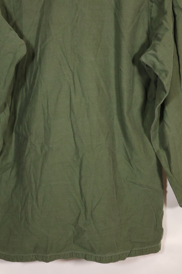 1967 Contract US Navy OG-107 Utility Shirt Engineering Corps SEABEES Identical Owner A