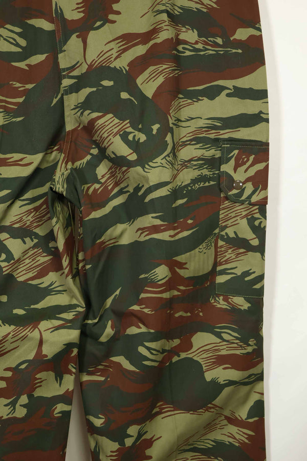 1980's French Army Lizard Camouflage Field Pants, unused.