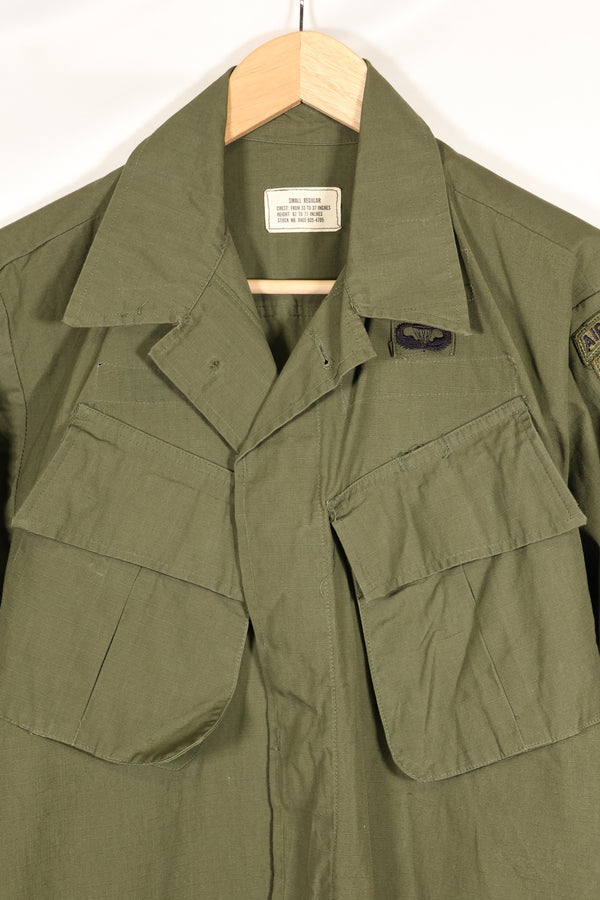 1968 S-R 4th Model Jungle Fatigue Jacket, JFK Center, almost unused.