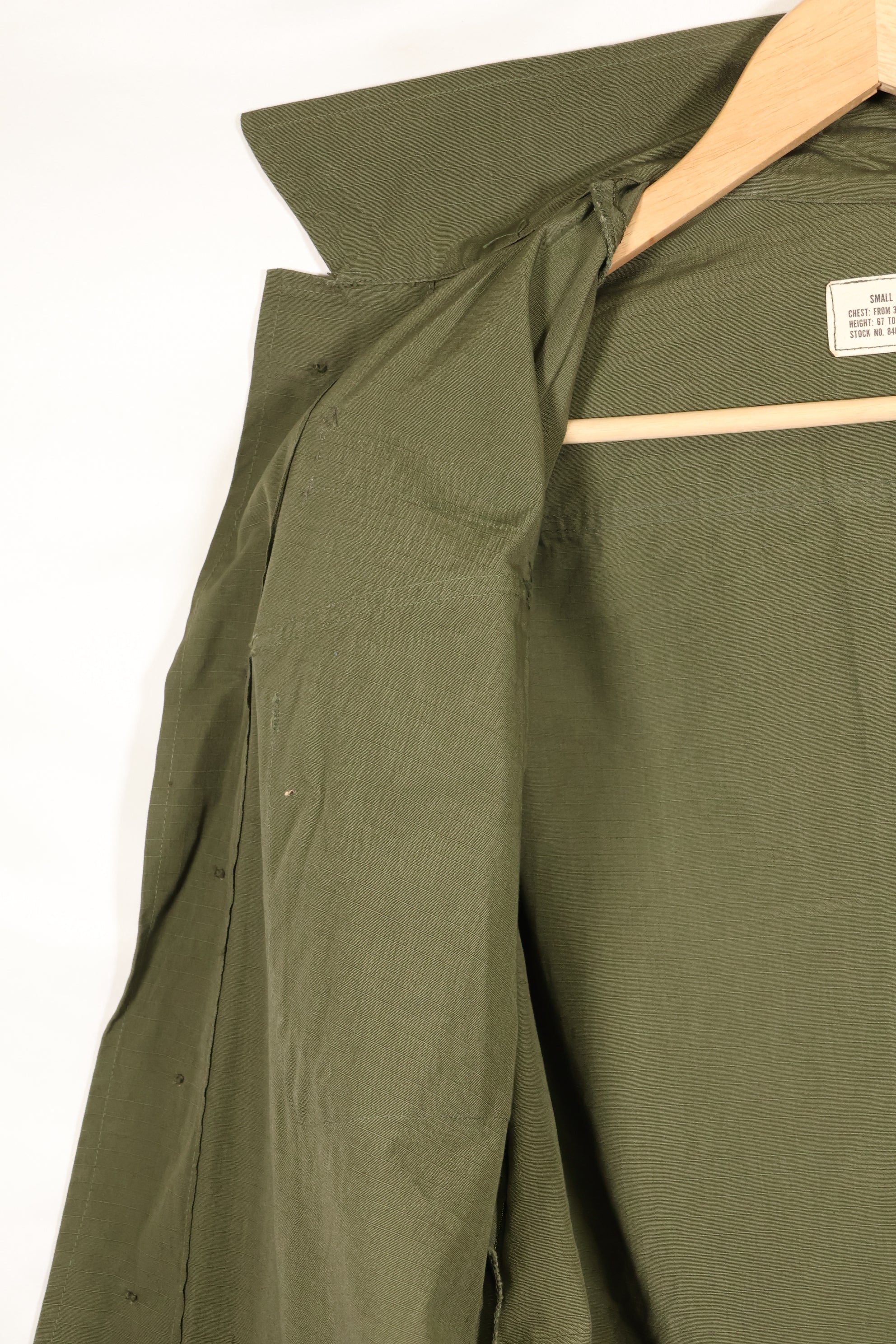 1968 S-R 4th Model Jungle Fatigue Jacket, JFK Center, almost unused.